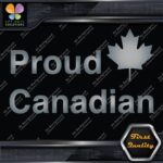 Proud Canadian Maple Leaf RectangleCanada Emblem No Bk Grd Decals Stickers Vinyl - Image 17