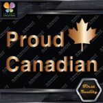 Proud Canadian Maple Leaf RectangleCanada Emblem No Bk Grd Decals Stickers Vinyl - Image 18