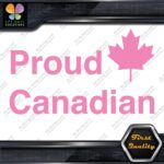 Proud Canadian Maple Leaf RectangleCanada Emblem No Bk Grd Decals Stickers Vinyl - Image 20