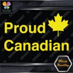 Proud Canadian Maple Leaf RectangleCanada Emblem No Bk Grd Decals Stickers Vinyl - Image 6