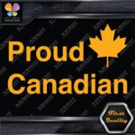 Proud Canadian Maple Leaf RectangleCanada Emblem No Bk Grd Decals Stickers Vinyl - Image 7