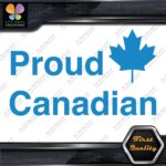 Proud Canadian Maple Leaf RectangleCanada Emblem No Bk Grd Decals Stickers Vinyl - Image 9