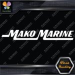 Compatible Mako Marine Fishing Boats Name Outboard Decals Stickers Vinyl