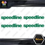 Compatible Speedline Wheels Corse Rims Pack of 4 MINI SIZE Decals Stickers Vinyl - Image 15