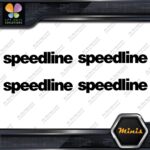 Compatible Speedline Wheels Corse Rims Pack of 4 MINI SIZE Decals Stickers Vinyl