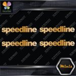 Compatible Speedline Wheels Corse Rims Pack of 4 MINI SIZE Decals Stickers Vinyl - Image 17