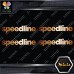 Compatible Speedline Wheels Corse Rims Pack of 4 MINI SIZE Decals Stickers Vinyl - Image 19