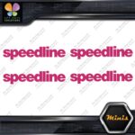 Compatible Speedline Wheels Corse Rims Pack of 4 MINI SIZE Decals Stickers Vinyl - Image 20