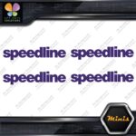 Compatible Speedline Wheels Corse Rims Pack of 4 MINI SIZE Decals Stickers Vinyl - Image 22