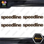 Compatible Speedline Wheels Corse Rims Pack of 4 MINI SIZE Decals Stickers Vinyl - Image 24