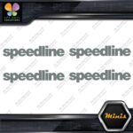 Compatible Speedline Wheels Corse Rims Pack of 4 MINI SIZE Decals Stickers Vinyl - Image 4