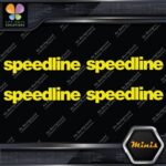 Compatible Speedline Wheels Corse Rims Pack of 4 MINI SIZE Decals Stickers Vinyl - Image 5