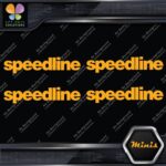 Compatible Speedline Wheels Corse Rims Pack of 4 MINI SIZE Decals Stickers Vinyl - Image 6