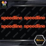 Compatible Speedline Wheels Corse Rims Pack of 4 MINI SIZE Decals Stickers Vinyl - Image 7