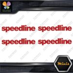 Compatible Speedline Wheels Corse Rims Pack of 4 MINI SIZE Decals Stickers Vinyl - Image 8