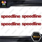 Compatible Speedline Wheels Corse Rims Pack of 4 MINI SIZE Decals Stickers Vinyl - Image 9