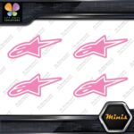 Compatible Alpinestars Moto Emblem Pack of 4 MINI SIZE Decals Stickers Vinyl - Image 21
