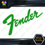 Compatible Fender Guitars Vintage Diagonal Name Logo Vinyl Decals Stickers - Image 13