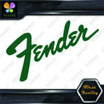 Compatible Fender Guitars Vintage Diagonal Name Logo Vinyl Decals Stickers - Image 14