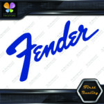 Compatible Fender Guitars Vintage Diagonal Name Logo Vinyl Decals Stickers - Image 17