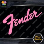 Compatible Fender Guitars Vintage Diagonal Name Logo Vinyl Decals Stickers - Image 22