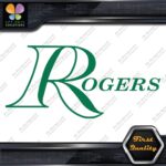 Compatible Rogers Drums Music Hollow Letters Name Logo Vinyl Decals Stickers - Image 15