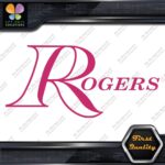Compatible Rogers Drums Music Hollow Letters Name Logo Vinyl Decals Stickers - Image 20