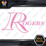 Compatible Rogers Drums Music Hollow Letters Name Logo Vinyl Decals Stickers - Image 21