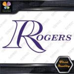 Compatible Rogers Drums Music Hollow Letters Name Logo Vinyl Decals Stickers - Image 22