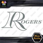 Compatible Rogers Drums Music Hollow Letters Name Logo Vinyl Decals Stickers - Image 4