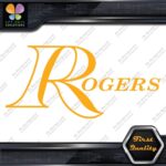 Compatible Rogers Drums Music Hollow Letters Name Logo Vinyl Decals Stickers - Image 6