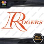 Compatible Rogers Drums Music Hollow Letters Name Logo Vinyl Decals Stickers - Image 7