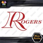 Compatible Rogers Drums Music Hollow Letters Name Logo Vinyl Decals Stickers - Image 8
