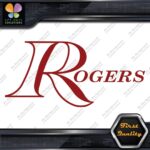 Compatible Rogers Drums Music Hollow Letters Name Logo Vinyl Decals Stickers - Image 9