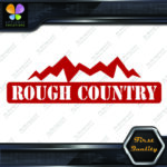 Compatible Rough Country Logo Mountain Trucks Lift Kits Vinyl Decal Stickers