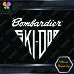 Compatible Ski-Doo Bombardier Vintage Triangle Logo Snowmobiles Decals Stickers - Image 4