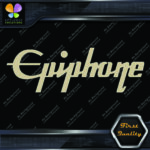 Compatible with Epiphone Guitars Logo Straight Name Music Vinyl Decals Stickers - Image 12