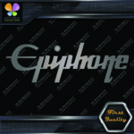 Compatible with Epiphone Guitars Logo Straight Name Music Vinyl Decals Stickers - Image 15