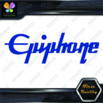 Compatible with Epiphone Guitars Logo Straight Name Music Vinyl Decals Stickers - Image 3