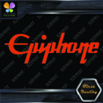 Compatible with Epiphone Guitars Logo Straight Name Music Vinyl Decals Stickers - Image 7
