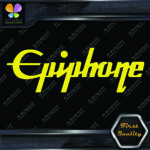 Compatible with Epiphone Guitars Logo Straight Name Music Vinyl Decals Stickers - Image 8