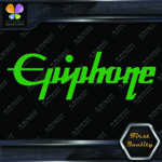 Compatible with Epiphone Guitars Logo Straight Name Music Vinyl Decals Stickers - Image 9