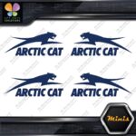 Compatible Arctic Cat Jumping Logo Pack of 4 MINI SIZE Decals Stickers Vinyl - Image 13