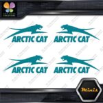 Compatible Arctic Cat Jumping Logo Pack of 4 MINI SIZE Decals Stickers Vinyl - Image 14