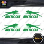 Compatible Arctic Cat Jumping Logo Pack of 4 MINI SIZE Decals Stickers Vinyl