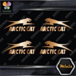 Compatible Arctic Cat Jumping Logo Pack of 4 MINI SIZE Decals Stickers Vinyl - Image 19