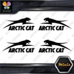 Compatible Arctic Cat Jumping Logo Pack of 4 MINI SIZE Decals Stickers Vinyl - Image 3