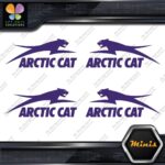 Compatible Arctic Cat Jumping Logo Pack of 4 MINI SIZE Decals Stickers Vinyl - Image 22