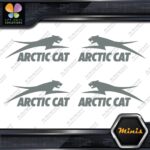 Compatible Arctic Cat Jumping Logo Pack of 4 MINI SIZE Decals Stickers Vinyl - Image 5