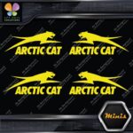 Compatible Arctic Cat Jumping Logo Pack of 4 MINI SIZE Decals Stickers Vinyl - Image 6